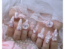 ネイル アリーズ セカンド(nail Allies 2nd)/ゴテゴテ　3D ピンク　地雷