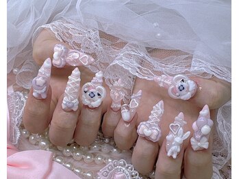 ネイル アリーズ セカンド(nail Allies 2nd)/ゴテゴテ 3D ピンク 地雷