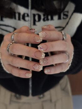 アニュ(anuw)/silver nail
