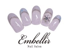 アンベリール 横浜店(Embellir)/(233)雪の結晶ネイル