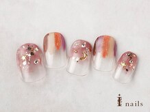 アイネイルズ 横浜EAST店(I-nails)/ハロウィン塗りかけニュアンス