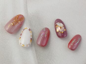 ネイルサロン ソウ 京橋店(Nail Salon Sou)/シェル×ニュアンス