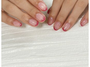 ホームサロン エヌスリー(N3)/可愛い＊ピンクフレンチ