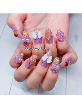 クレアトゥール 華/夢かわネイル