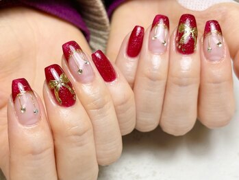 ビオトーププラス 銀座本店(bio tope+)/クリスマスネイル銀座フィルイン