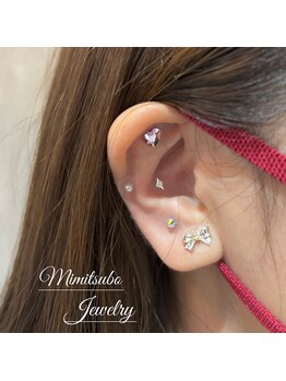 ダイヤモンドリリー キートス(Diamond Lily kiitos)/耳つぼジュエリー6粒