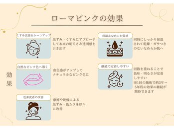 ベル 大和(Belle)/ローマピンクの効果