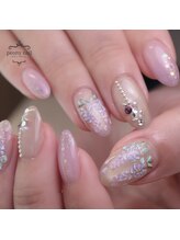 ピオニーネイル(peony nail)/藤の花