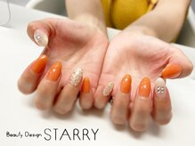 スターリー(STARRY)/オレンジ シェル 埋めつくし
