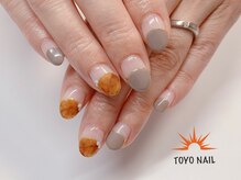 トヨネイル(TOYO NAIL)/バルーンフレンチべっ甲☆