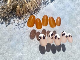 ちぐはぐネイル ダルメシアン