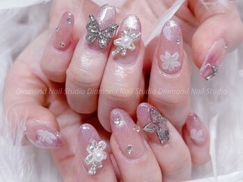 ダイアモンドネイルスタジオ 新宿店(Diamond Nail Studio)/お待ち込み10本デザイン