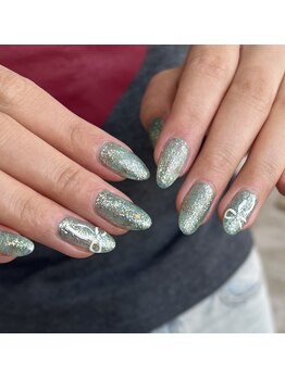 グリッター＋リボン