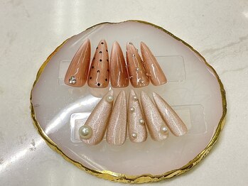 クイーンズネイル(Queeens nail)/秋ネイル