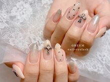 グリーム(GREEM)/秋のクロム風ネイル