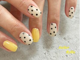 ドット×イエロー