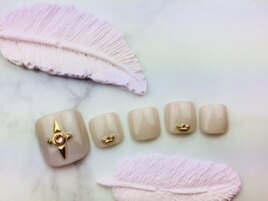 シンプルフットネイル