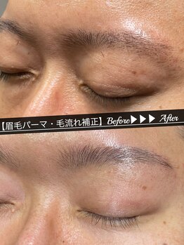 ブラックスワン(Black Swan)/Men's 眉パーマでセットいらず