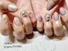 【HAND】左右異なるデザイン◎ちぐはぐアシンメトリーネイル★¥7500～