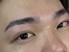 【男性】《OPEN記念》ハリウッドブロウ(眉毛Wax＋黄金比＋間引き)