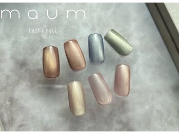 マウム(maum)の写真/新色入荷★トレンドのマグネットネイルでちゅるん×うるうる系の自分史上一番可愛いSNS映えする指先に◎