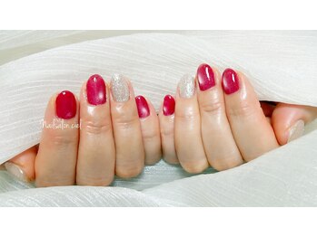 大人ピンクネイル