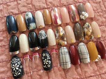 ロータス Lotus/秋ネイル