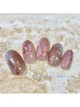 ネイルサロン クイル(QUILL)/２月ニュアンスネイル（１）