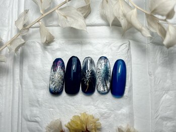 ブリスフルハピネス(Blissful happiness)/定額ネイル(design)夏ver.