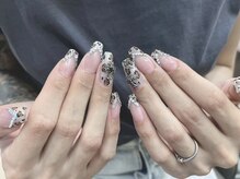 バーバラネイルサロン(Babarla)/アニマル柄ネイル/フレンチ