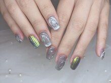 ペア(pear)/バカラ×マグネットネイル♪