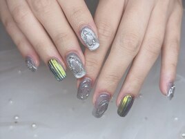 バカラ×マグネットネイル♪