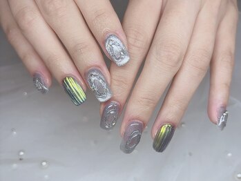 バカラ×マグネットネイル♪