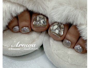 アロワ(Arowa)/フット親指アート