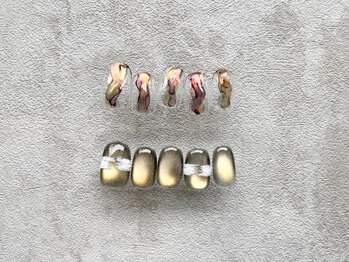 ちぐはぐネイル