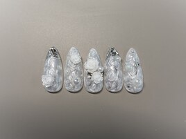 ガラスフレンチ/バラ