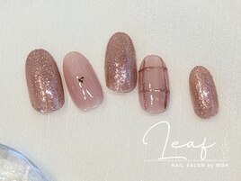定額S/ピンク×ハート×チェック