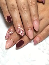 ツイードネイル