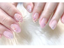 リーヴェ(Riebe)/春☆押し花ネイル