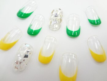 ネイルサロン クイール 小山店(NAIL SALON QUILL)/カラーフレンチ☆