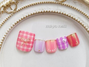 ミーヨ ネイル(mi-yo nail)/フット【定額¥10450(税込)★】
