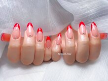 ピーチネイル 大塚(Peach Nail)/大人のカラーフレンチ 