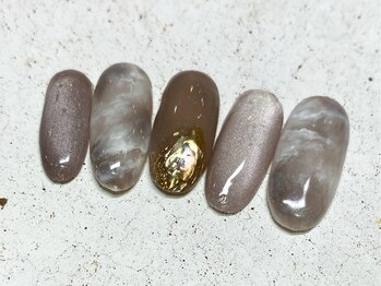 天然石ネイル初回/6980円