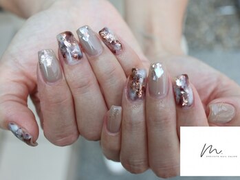 エム(M)の写真/＜完全個室＞最高の技術力でシンプル派も凝ったデザイン派も幅広く対応◎嬉しい新規オフ無料★