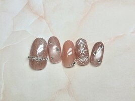 1月定額/キラキラネイル