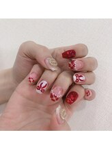 レインボーネイル 池袋(RainbowNail)/バレンタインネイル