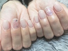 リッチネイル(Rich Nail)/ナチュラルカラー×ミラー