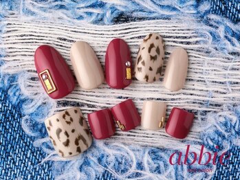 ネイルサロンアビー 北千住店(abbie)/【レオパード】¥9482/¥10604
