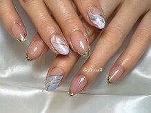 ディアネイル(dear.nail)/ガラスフレンチ