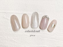 エストラッシュアンドネイル 銀座店(est lash&nail)/マグネットストーンネイル